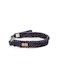 Unicord Handgemachtes Hundehalsband Halsband Strickgeflecht Blau 51-57cm XLarge
