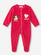 Funky Funky Baby-Strampler Samt Fuchsie
