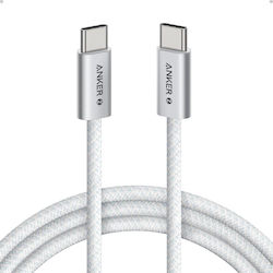 Anker Zolo USB Typ-C Zu USB Typ-C Datenkabel 240W 1,8m Weiß