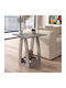 Deros Wooden Grey Bedside Table 45x45x56cm