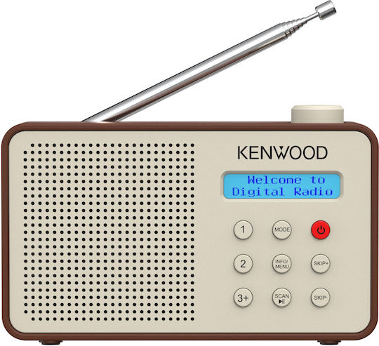 Kenwood CR-M25DAB Portable Electric Radio DAB+ Brown