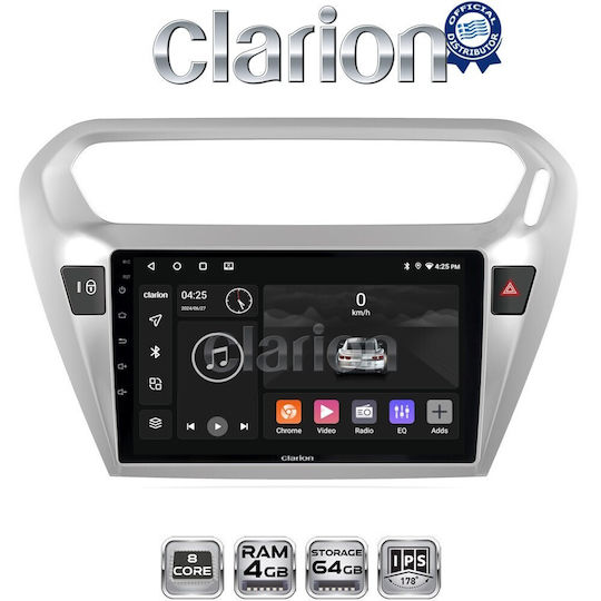 Clarion Gl52294 OEM Мултимедийна Автомобилна Екран Citroen Elyse '13> Peugeot 301 '13> CarPlay Android Auto Bluetooth GPS Wi-Fi GPRS