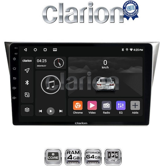 Clarion Gl52271 OEM Мултимедийна Екран Автомобилни Аудио Системи Subaru Impreza 2000 > 2007 CarPlay AndroidAuto BT GPS WiFi GPRS