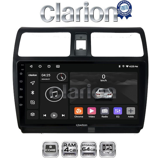 Clarion Gl52978 Οθόνη Oem Multimedia Αυτοκινήτου Suzuki Swift 2005 > 2010 Carplay Androidauto Bt Gps Wifi Gprs