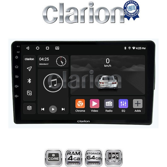 Clarion Gl52198 ОЕМ Мултимедийна Екран Автомобилни Аудио Системи Fiat 500 2017 Apple CarPlay Android Auto Bluetooth GPS Вграден Wi-Fi GPRS