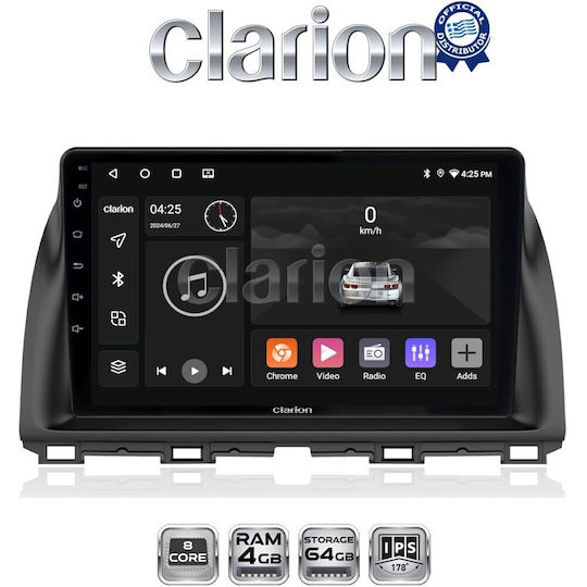 Clarion Gl52438 OEM Мултимедийна Екран Автомобилни Аудио Системи Mazda CX-5 2013>2017 CarPlay AndroidAuto BT GPS Wi-Fi GPRS