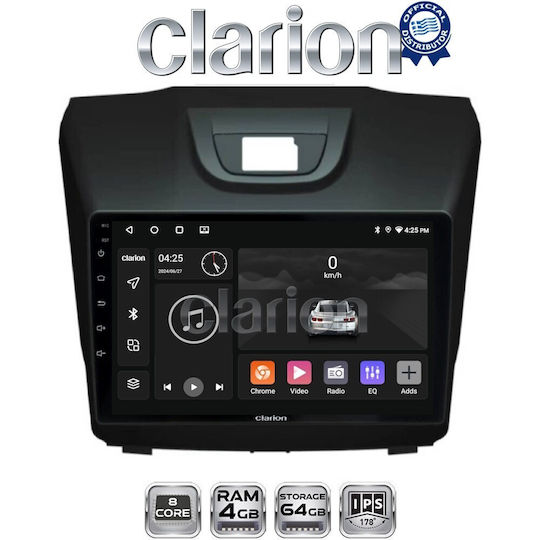 Clarion Gl52435 OEM Мултимедийна Екран Автомобилни Аудио Системи Isuzu D-Max 2012> CarPlay AndroidAuto Bluetooth GPS Вграден Wi-Fi GPRS