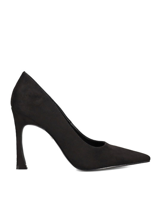 Migato Suede Γόβες Μαύρες