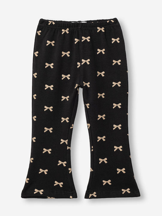 Kinderleggings Lang Schwarz