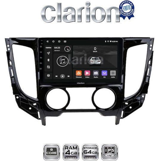 Clarion Gl52230b OEM Мултимедийна Екран Автомобилна Mitsubishi L200 2014 Само За Автомобили Климатик CarPlay AndroidAuto BT GPS WiFi GPRS