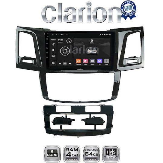 Clarion Gl52820 OEM Мултимедийна Екран Автомобилен Toyota Hilux 2005>2016 CarPlay AndroidAuto BT GPS WiFi GPRS