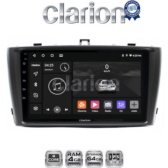 Clarion Gl52027b OEM Мултимедийна Екран Автомобилен Toyota Avensis T27 2009 > 2016 CarPlay AndroidAuto BT GPS WiFi GPRS