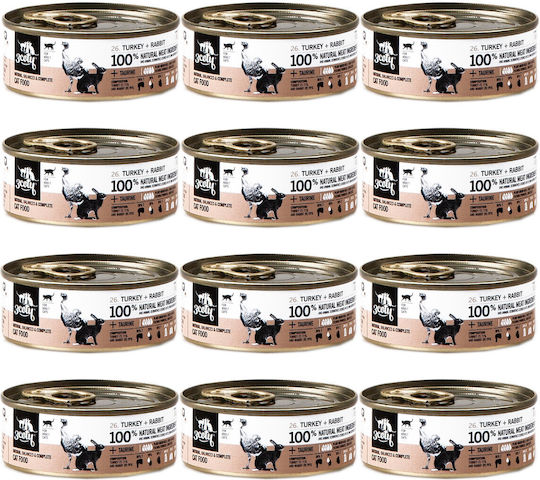 3coty 3coty Nasses Katzenfutter für Erwachsene Katzen 12x80gr