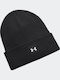 Ua Halftime Beanie Unisex Σκούφος Πλεκτός σε Μαύρο χρώμα