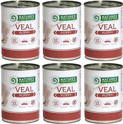 Nature's Protection Nasses Hundefutter Für Welpen In Dose Ohne Getreide 6x400gr