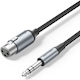 Vention Audio 6.3mm To Xlr M-f Cable Braided-metal 1.0m Bkghf