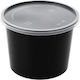 Ready 2u Einweg-Plastikgeschirr Μαύρο 700ml 50τεμ 6-73223