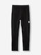 Kinderleggings Sport Lang Schwarz