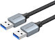 Vention Cable Usb-a 3.0 M-m Braided 3.0m Ctshi