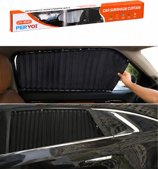 Pervoi Retractable Car Sun Protection Curtain Side Window Ctc-0632x 014527