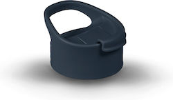 Wasserflasche Flip Deckel Oceanblau