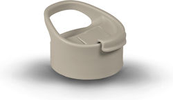 Deckel Für Wasserflasche Flip Almond Beige