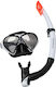 Aquablue Silicone Diving Mask with Snorkel White