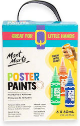 Mont Marte Tempera Paint 6pcs X 60ml