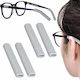 Pair of Anti-Slip Ear Pads Soft Silicone Grey