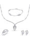CHrysolithos Schmuckset Mit Halskette Ohrringe Ring & Armbänder SET0001