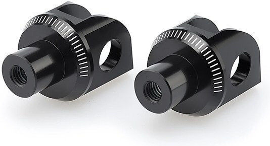 Adaptoare Picior De Picior Rider Negru Kawasaki Ninja 125 '19-'26 650 '17-'26 H2 Sx H2 Sx Se '22-'26 Versys 1100 1100s 1100se '25-'26 6449n Puig
