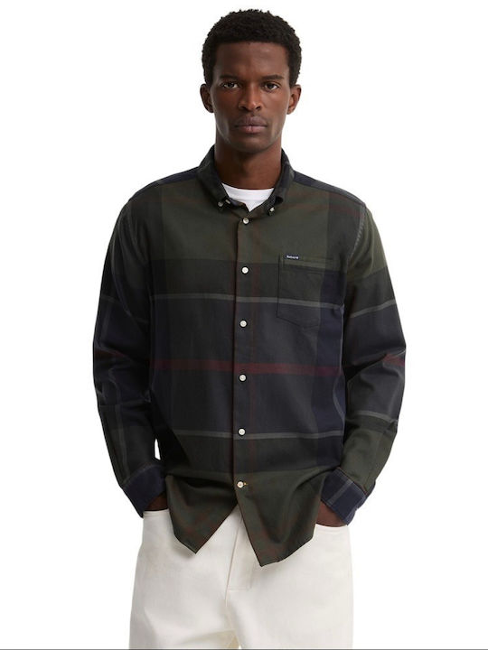 Dunoon Short Sleeve Cotton Checked Multicolour Shirt