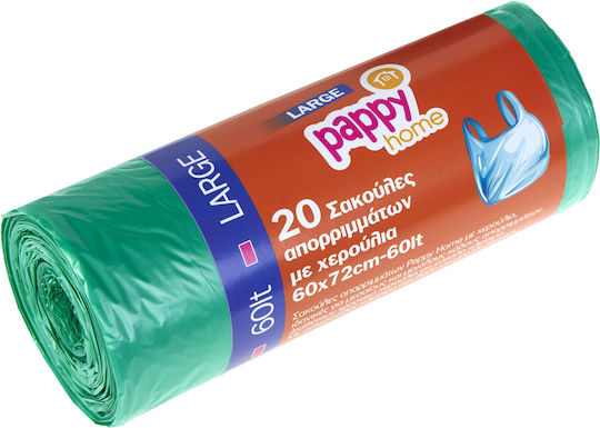 Pappy Home Pappy Home Müllsäcke mit Griffen 72x60cm 20 Stück