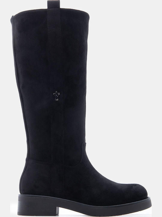 Luigi Suede Women's Boots Black