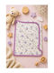 Esthisis Cotton Flannel Swaddle Blanket Purple 95x80cm