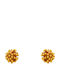 Bizoutaki Stud Earrings Silver Gold Plated