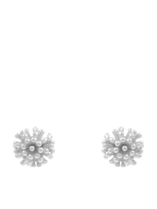 Bizoutaki Silver Gold Plated Stud Earrings