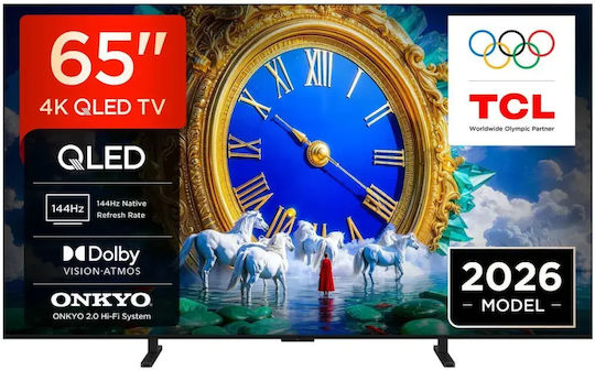 TCL Smart Τηλεόραση 65" 4K UHD QLED A400 HDR (2026) 65A400