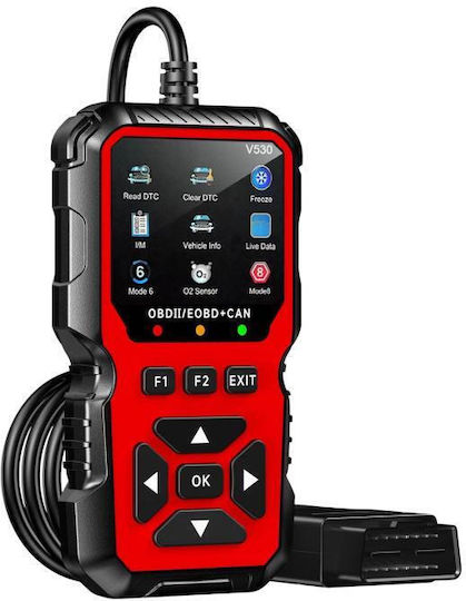 Foxsur V530 Car Fault Diagnostic Scanner Engine Fault Code Reader Obd2