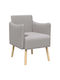 Relax Armchair Light Grey 60x65x76cm