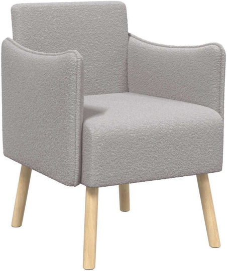 Relax Armchair Light Grey 60x65x76cm