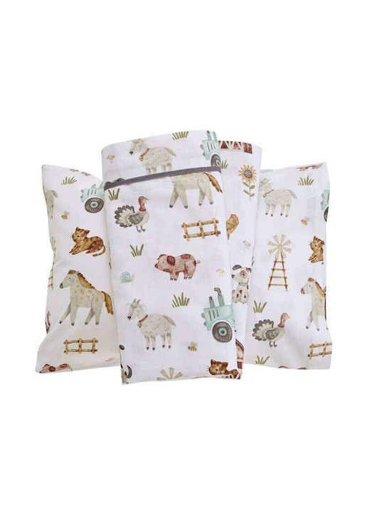 Das Home Set Baby Crib Sheets Cotton Fun Multic...
