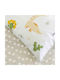 Kocoon Set Baby Crib Sheets Cotton Multicolour 120x160cm 3pcs