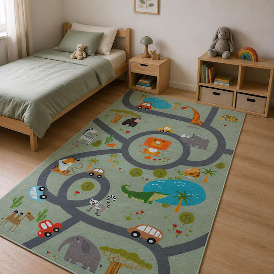 Saray Home Kinderteppich Grüne 80x150cm