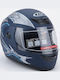 Motorcycle Helmet Full Face Dark Blue