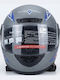 Spv L Motorcycle Helmet Full Face Grey Blue Details