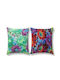 Oxygen Dekorativer Kissenbezug Giant Peonies Eco Text Fabric 45x45cm