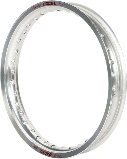 Rear Aluminum Motorcycle Rim 2.15x18 36h Silver Excel Fes410