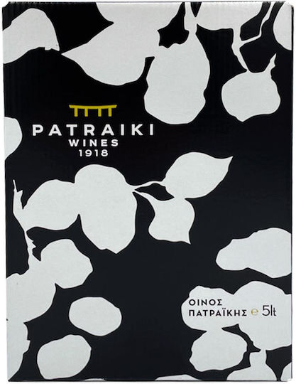 Patraiki Wines Бяло Сухо Вино в Чанта 5000ml