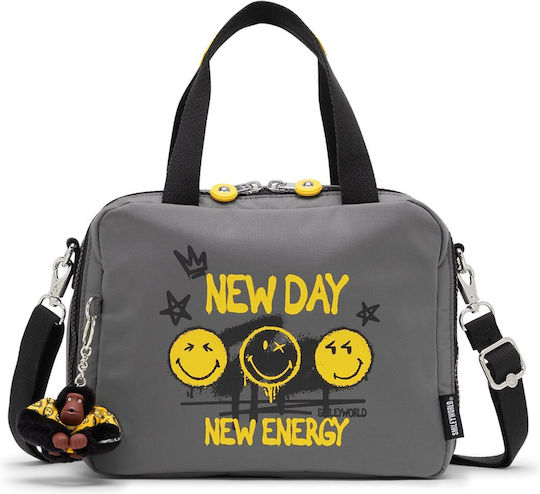 Kipling Kids' Lunch Snack Bag 8 Litre Grey 20x13.5x25cm
